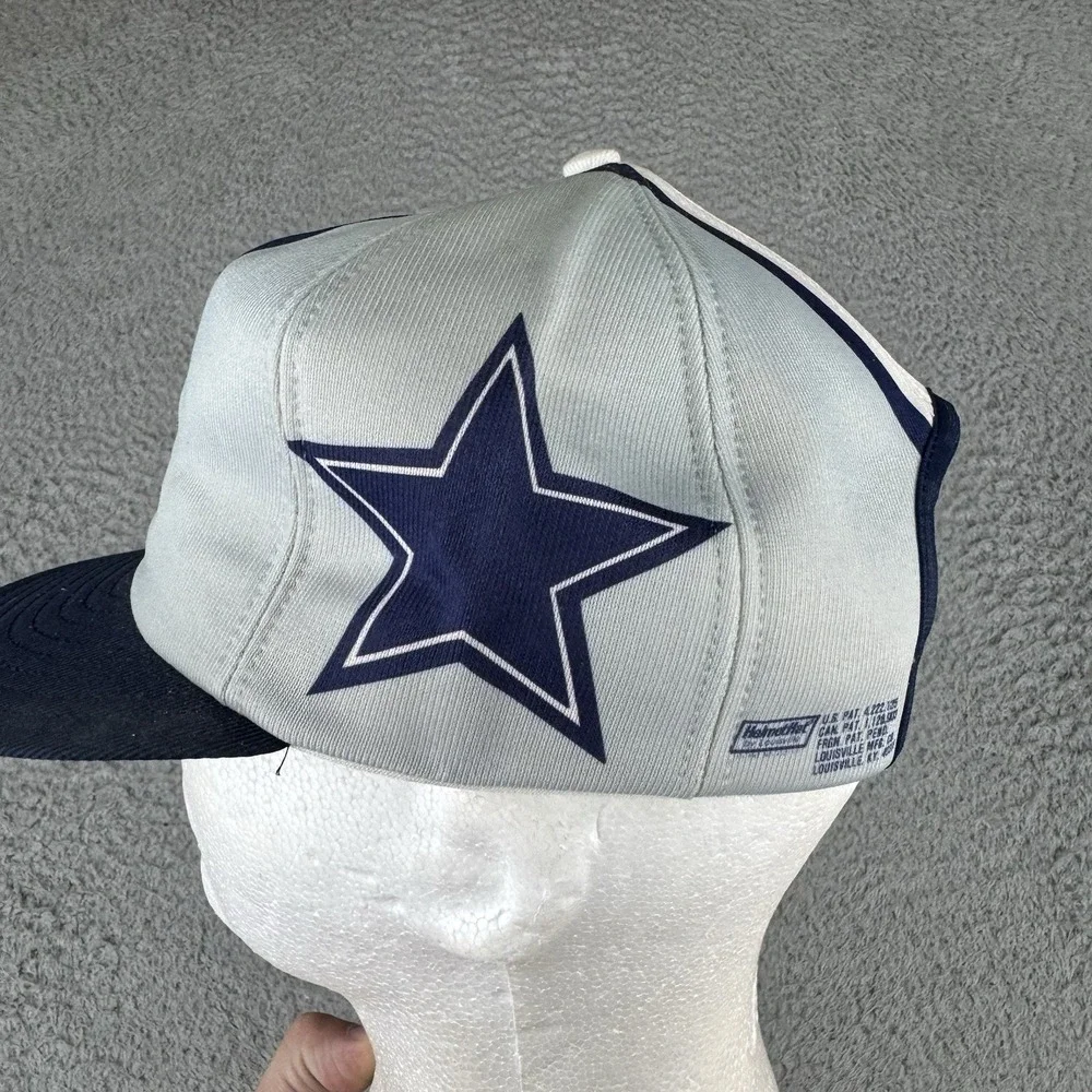 Dallas Cowboys Helmet Hat Snapback by Louisville Mfg NFL Vintage 70s 80s‎